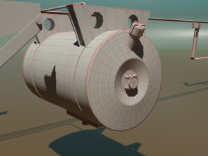 refrigerated semi trailer 3D 모델