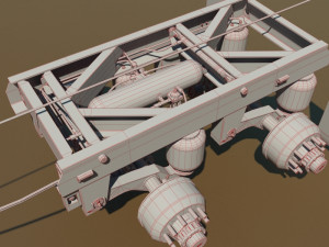 refrigerated semi trailer 3D 모델