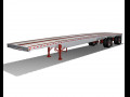 Aluminum Flatbed Trailer 3D Model
