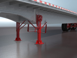 aluminum flatbed trailer Modèle 3D