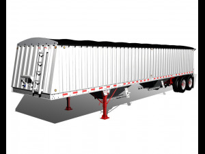 grain trailer 3D 모델