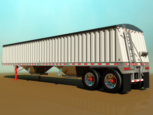 grain trailer Modelo 3D