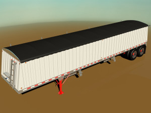 grain trailer Modelo 3D