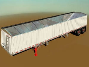 grain trailer Modelo 3D