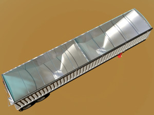 grain trailer Modelo 3D