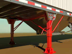 grain trailer Modelo 3D