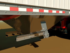 grain trailer Modelo 3D