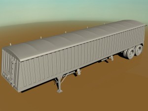 grain trailer Modelo 3D