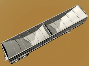grain trailer Modelo 3D