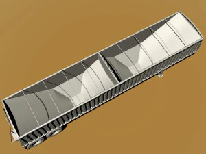 rimorchio per cereali Modello 3D