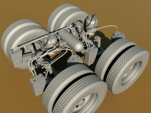 grain trailer Modelo 3D