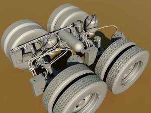 rimorchio per cereali Modello 3D