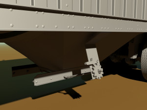 grain trailer Modelo 3D
