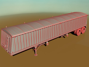 grain trailer Modelo 3D