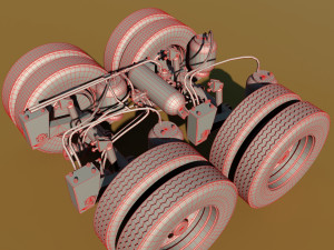 grain trailer Modelo 3D