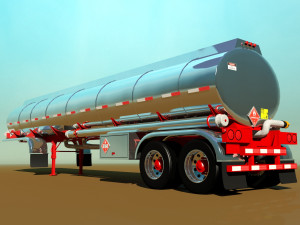 tanker trailer 3D Модель