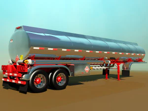 tanker trailer 3D Model