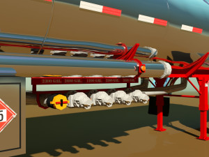 tanker trailer 3D Модель