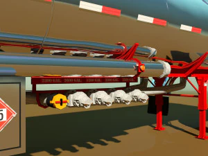 tanker trailer 3D Model