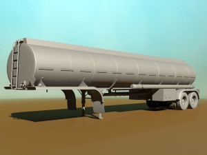 tanker trailer 3D Модель