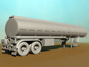 tanker trailer 3D Модель
