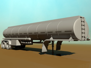 tanker trailer 3D Модель