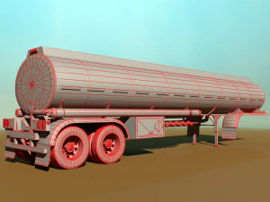 tanker trailer 3D Model