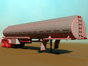 tanker trailer 3D Модель