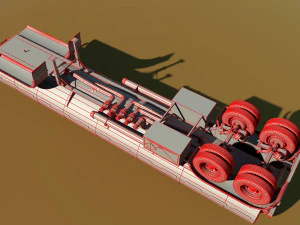 tanker trailer 3D Model