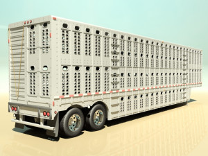 livestock trailer Modelo 3D