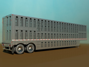 livestock trailer Modelo 3D