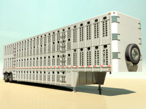livestock trailer 3D Model