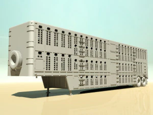 livestock trailer 3D Model