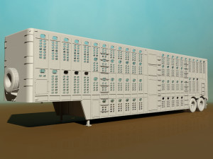 livestock trailer Modelo 3D