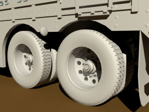 livestock trailer Modelo 3D