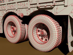 livestock trailer Modelo 3D