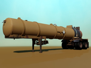 old pump trailre 3D Model