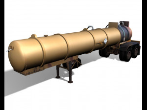 old pump trailre 3D Model