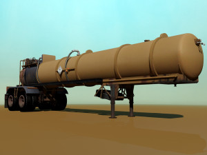 old pump trailre 3D Model