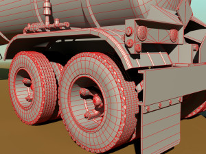 old pump trailre 3D Model