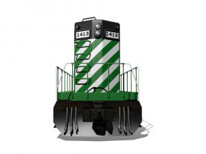 diesel locomotive Modèle 3D