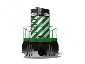 diesel locomotive 3D Model