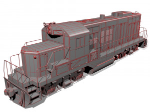 diesel locomotive Modèle 3D