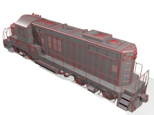 diesel locomotive 3D Model