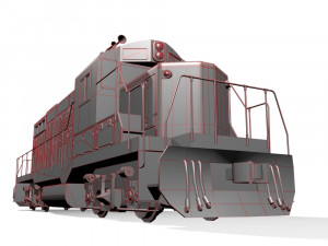 diesel locomotive Modèle 3D