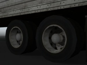 old semi trailers 3D Model