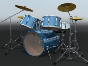 drum kit 3D Модель