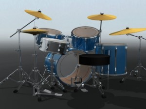 drum kit 3D Модель