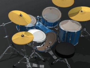 drum kit 3D Модель