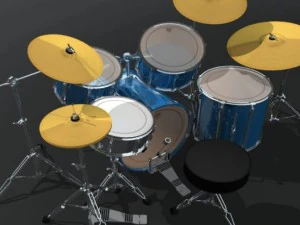 drum kit 3D Model